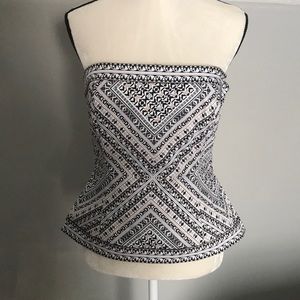 White House black market corset top NWT